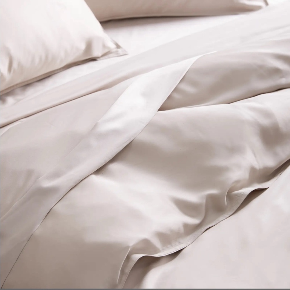 NWOT Quince King Bamboo Duvet Cover Sand - Picture 3 of 7